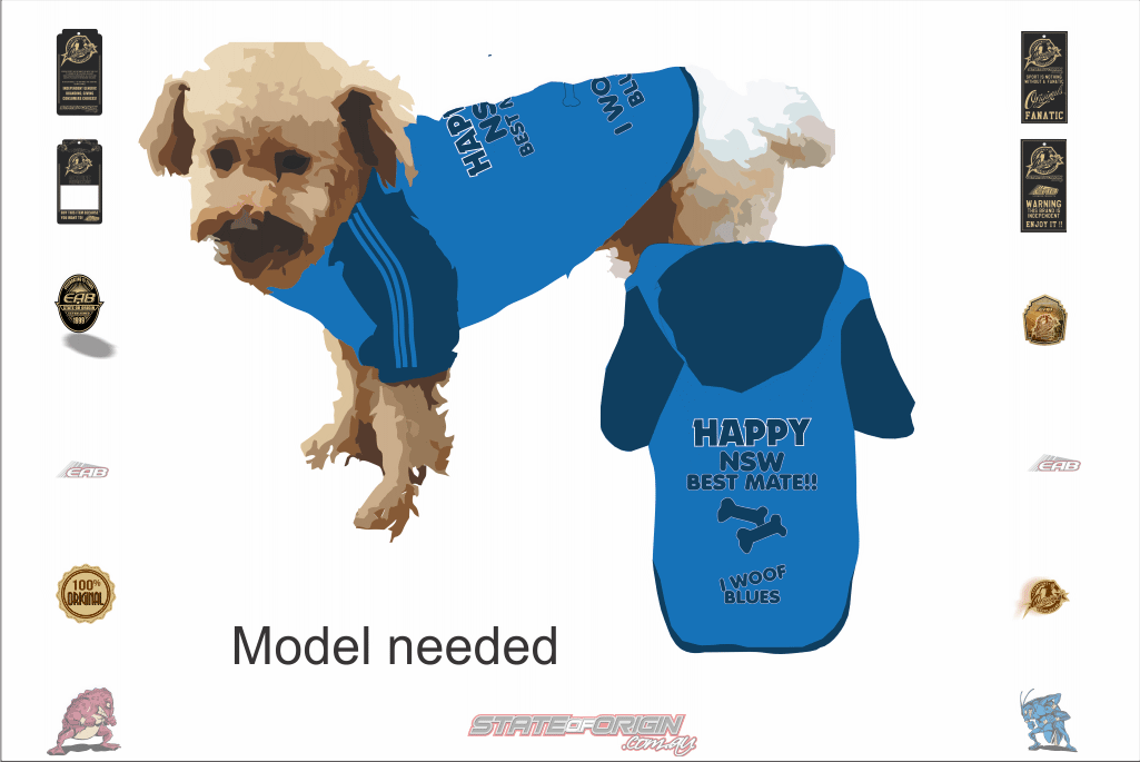 blues dog jersey