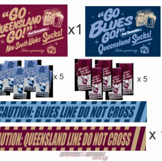 State of Origin Originals QLD and NSW Team Party Pack A