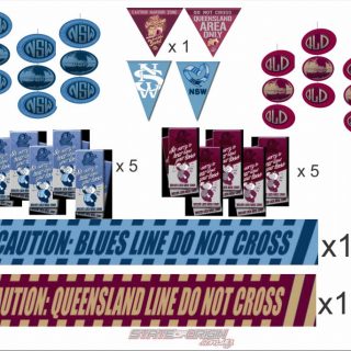 State of Origin Originals QLD and NSW Team Party Pack B