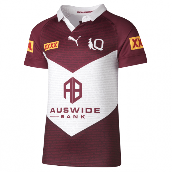 NRL State of Origin 2023 Queensland Rugby League (QRL) Replica Adults Captains Run Jersey