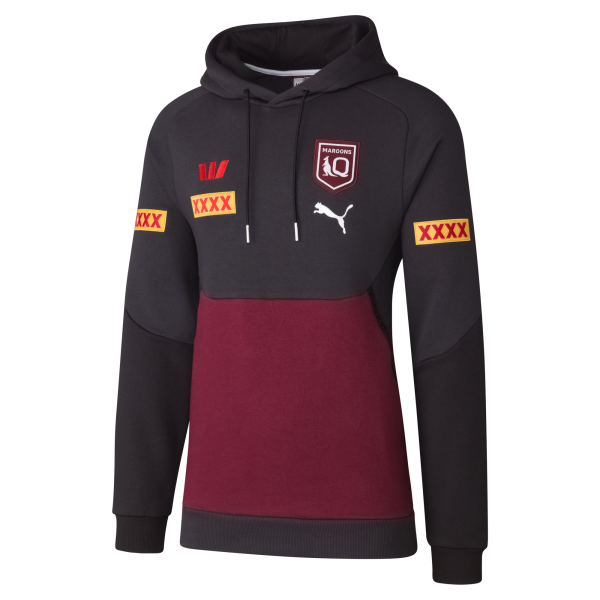 QLD Replica Men's Maroons Team Hoodie Ladies 2025