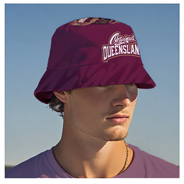 Queensland QLD Maroonland Originals Bucket hat